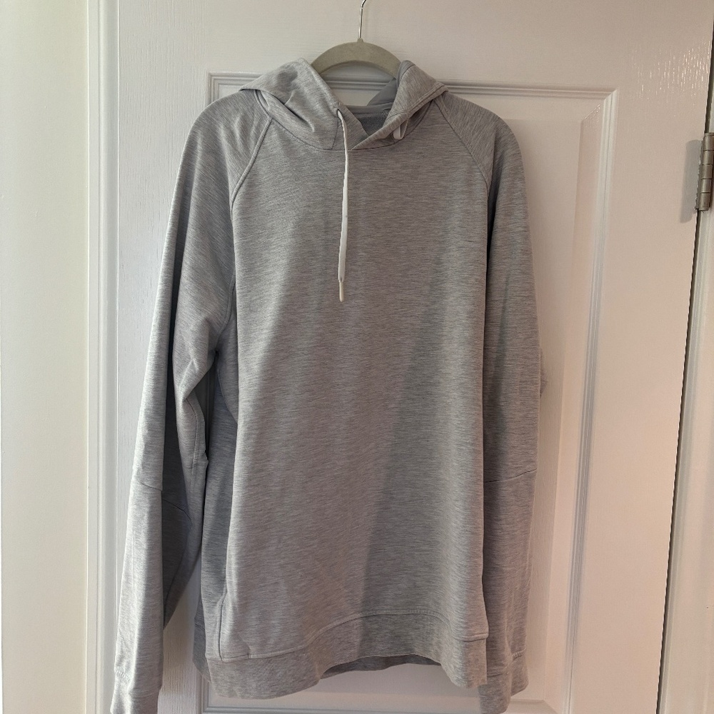 LULULEMON MEN'S PULLOVER SWEATSHIRT XL GRAY LIKE NEW HOODIE